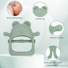 Eascrozn silicone textures close up illustrating varied surfaces for soothing gums
