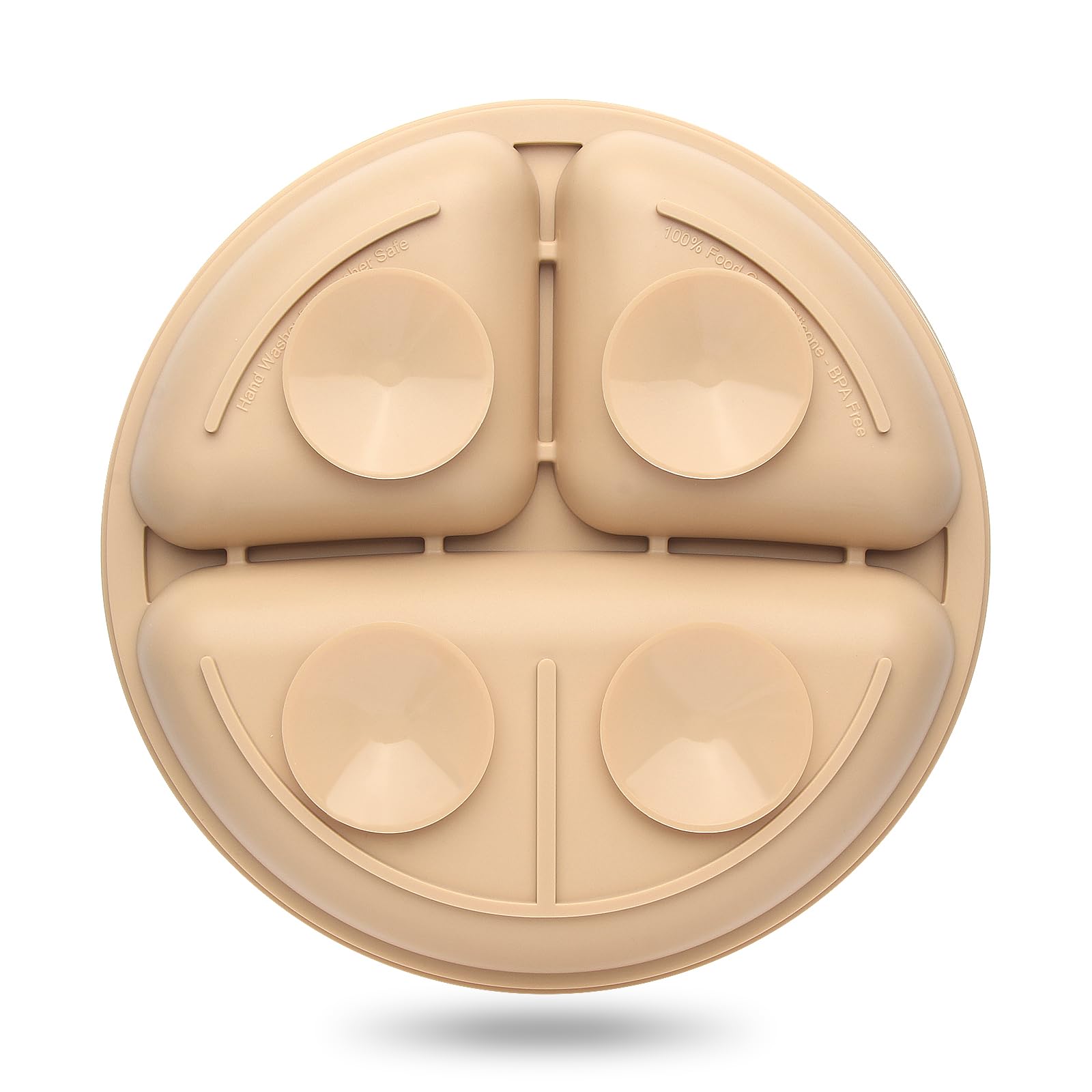 Eascrozn BPA-free silicone makes safe, durable baby tableware.