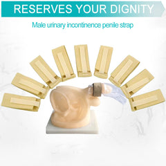 EaseCare catheter strap no-leak design prevents slips during movement.