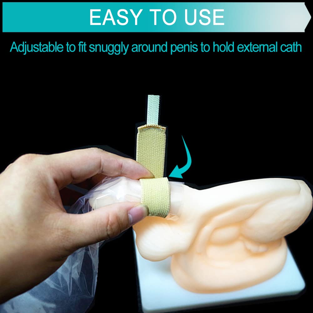 EaseCare cotton penile sheath fixer comforts skin while keeping the sheath in place.