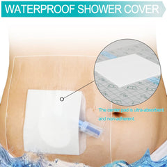 EaseToU waterproof catheter shower cover protects port site while bathing