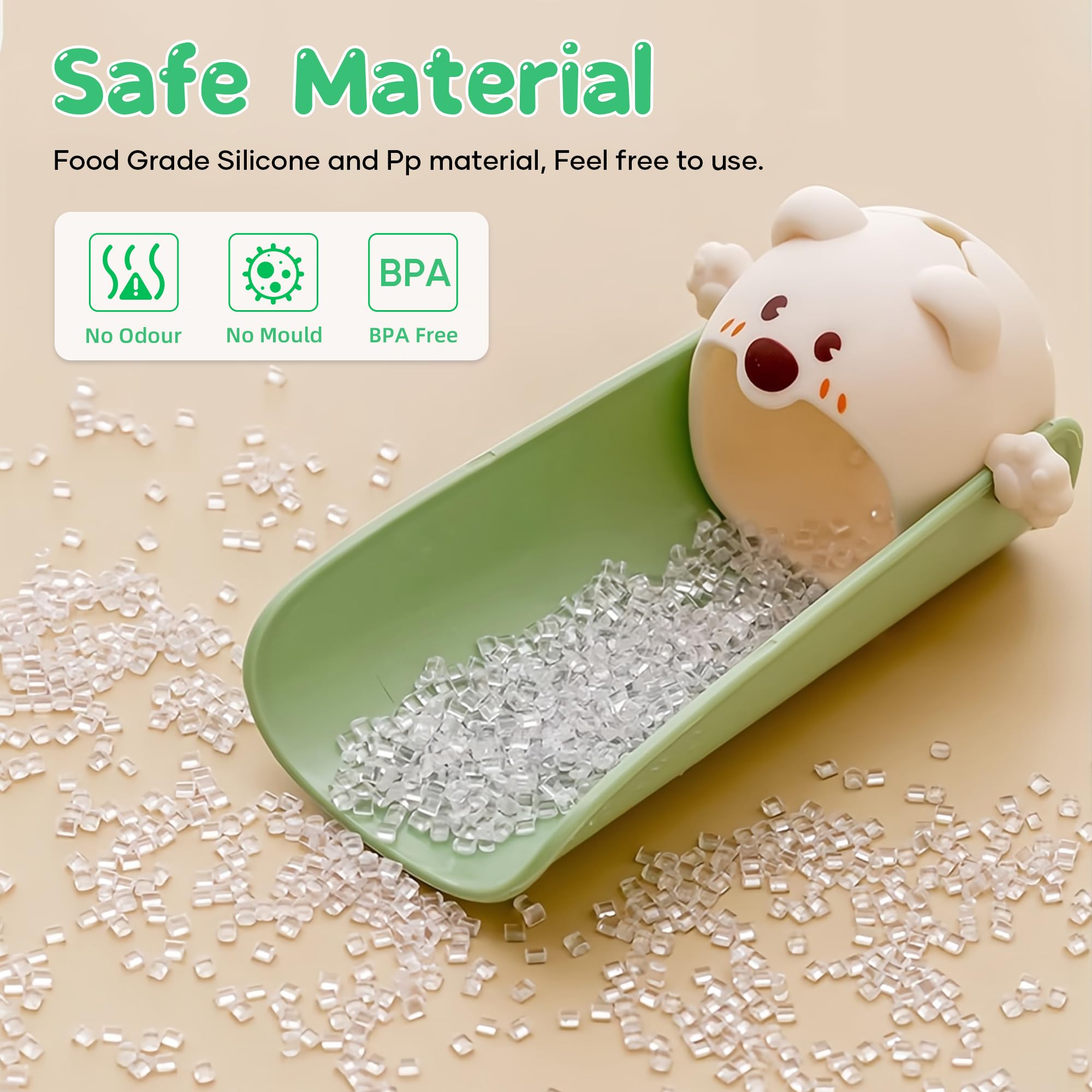 Dishwasher safe EASICUTI faucet extender for quick cleaning.