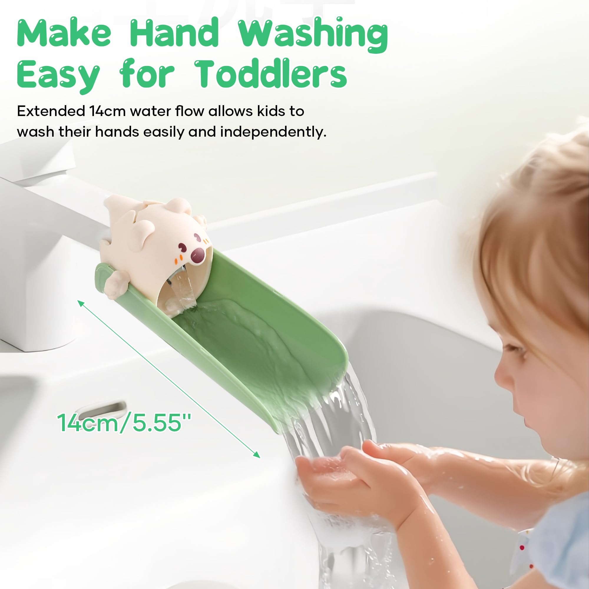 EASICUTI gooseneck compatible extender protects clothing from splashes.