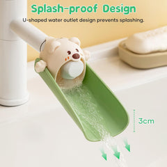EASICUTI faucet extender showing higher sidewalls for splash control