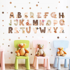 Easma animal alphabet kit with 26 characters ready for classroom display.