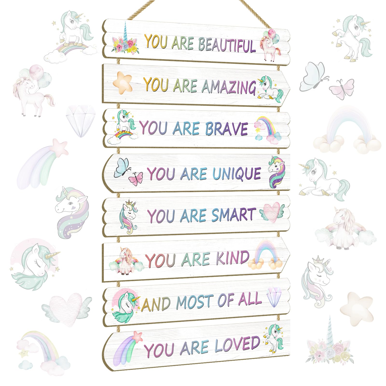 Easozoom unicorn wall art for nursery adds whimsy and confidence-boosting vibes