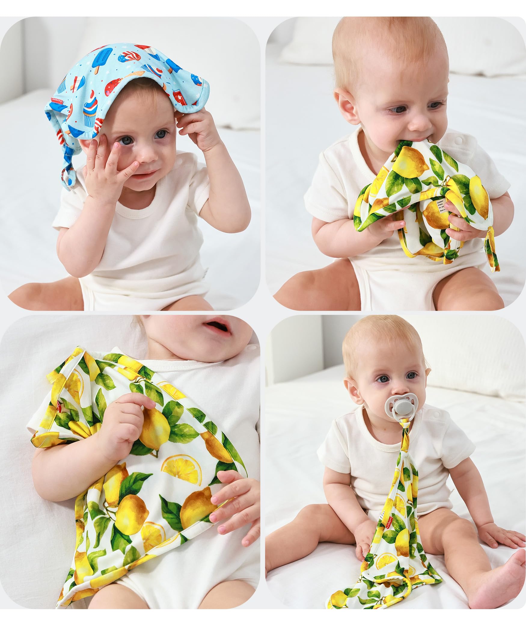 EASWEET blanket loop attachment keeps a pacifier handy
