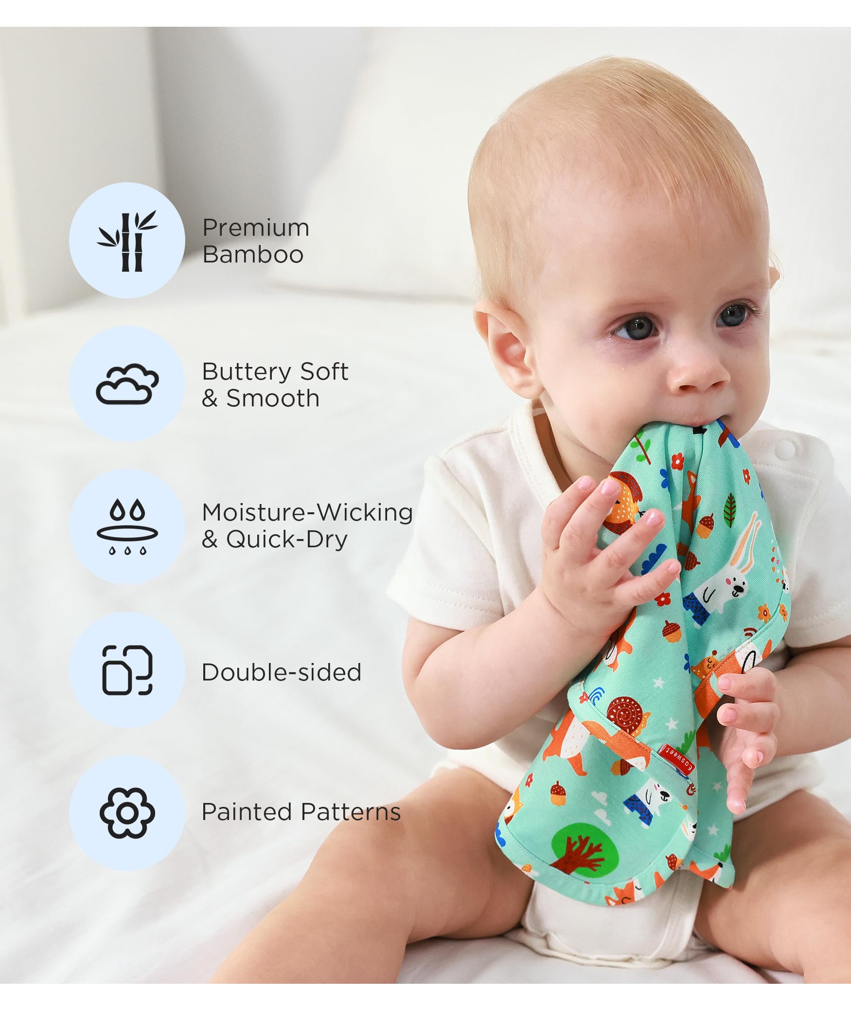 EASWEET pacifier blanket animal party design for playful moments