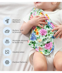 EASWEET reversible Vintage Flora print offers dual styles in one lovey.