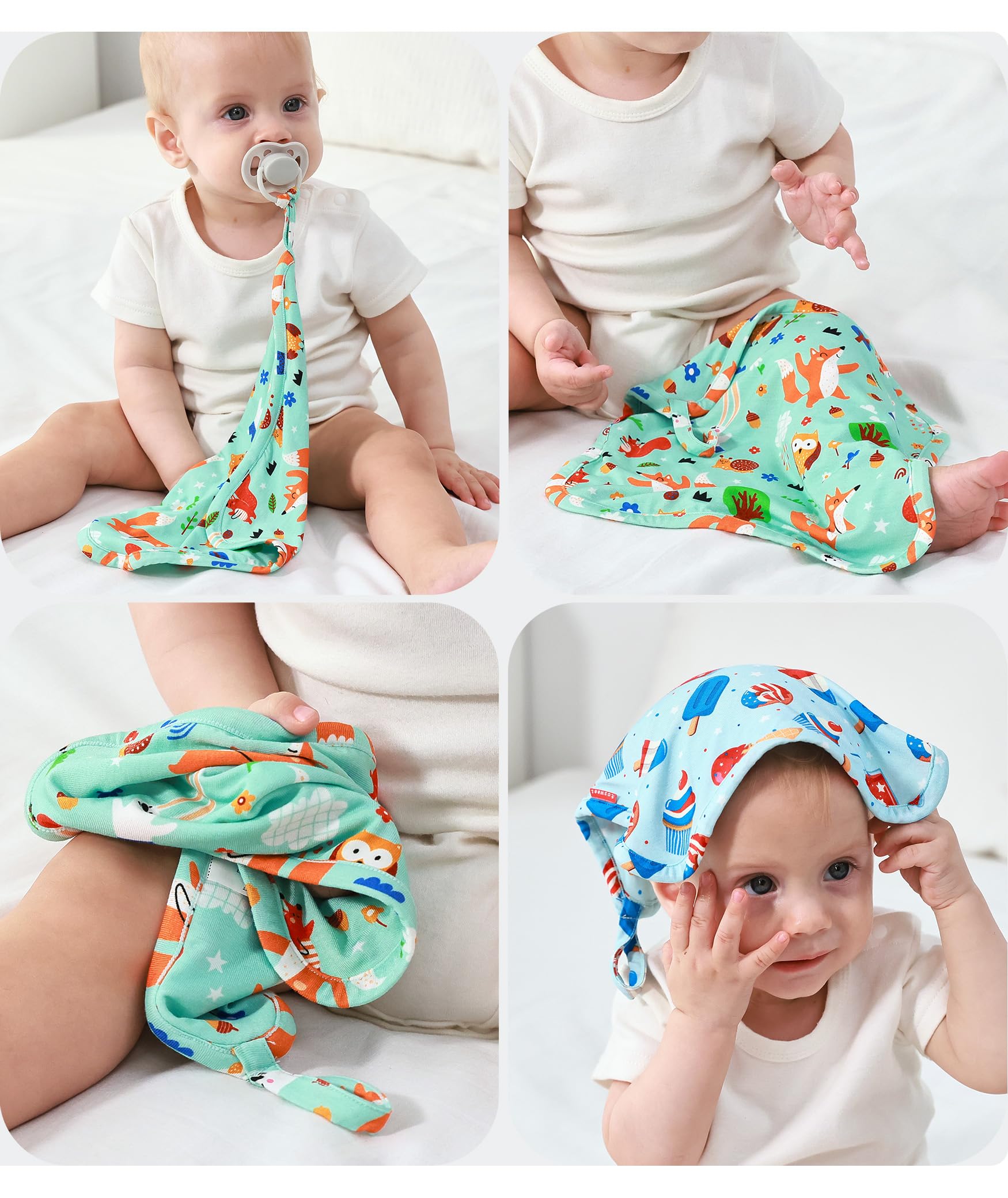 EASWEET soft baby blanket is machine washable and durable