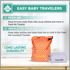 Easy Baby Laguna changing pad unfurled for quick diaper changes anywhere.
