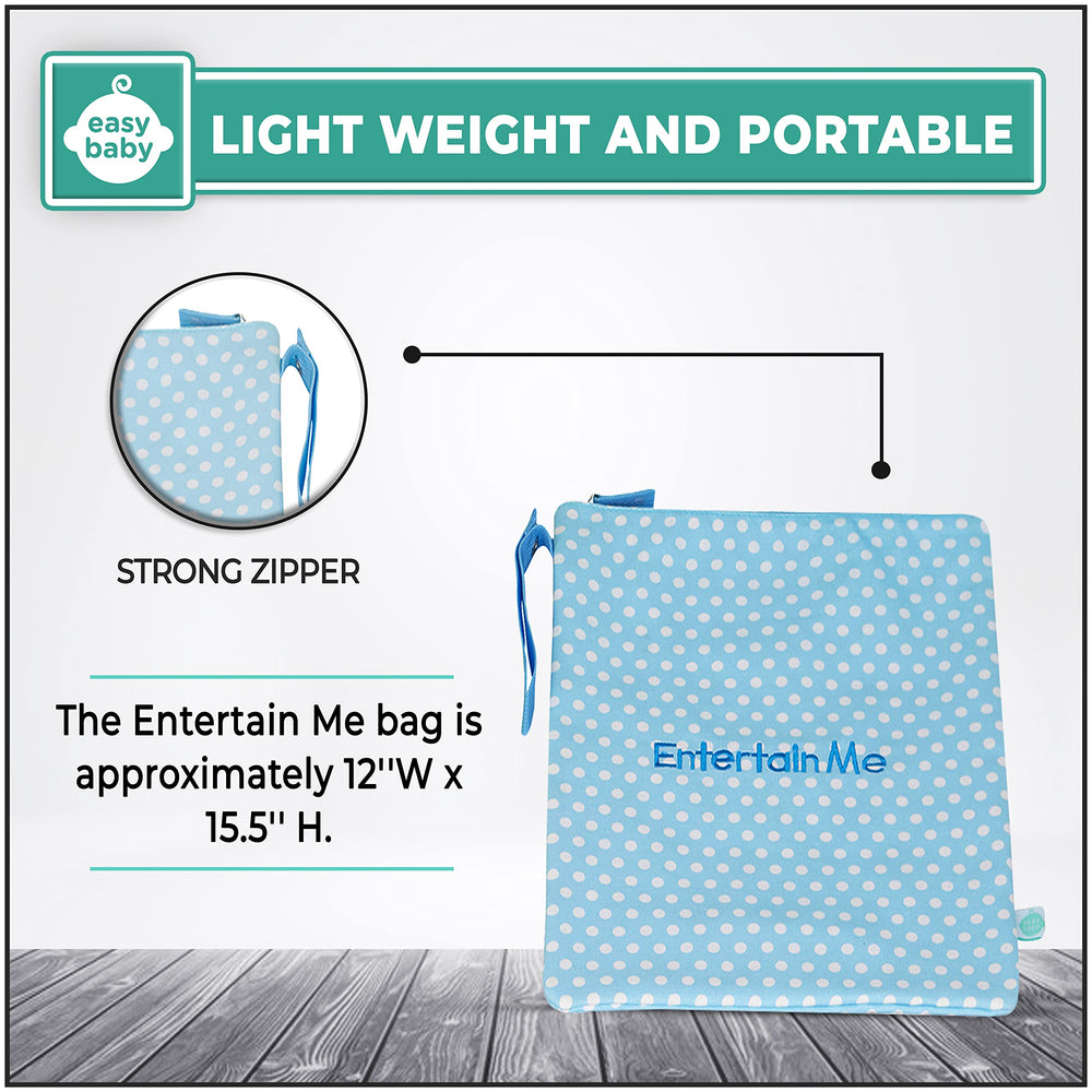 Easy Baby Laguna multi-use pouch in use for diapering, feeding, and storage.