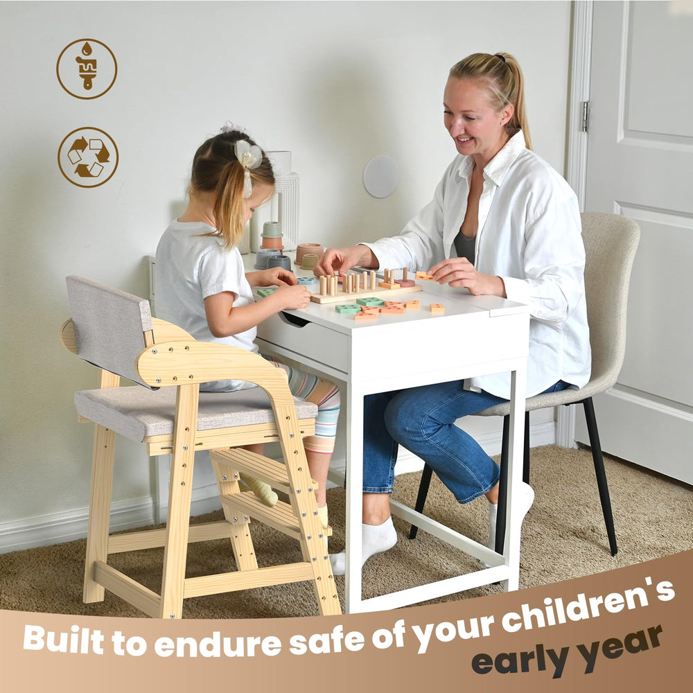 Easyego high chair safely certified with CPC and ASTM.
