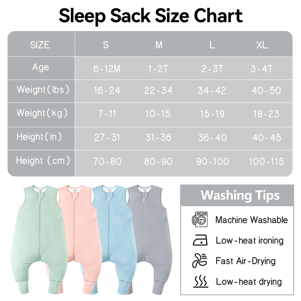 EasyFi machine-washable sleep sack for easy care and quick cleaning.