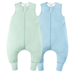 EasyFi bamboo sleep sack green front view shows soft fabric and cozy comfort