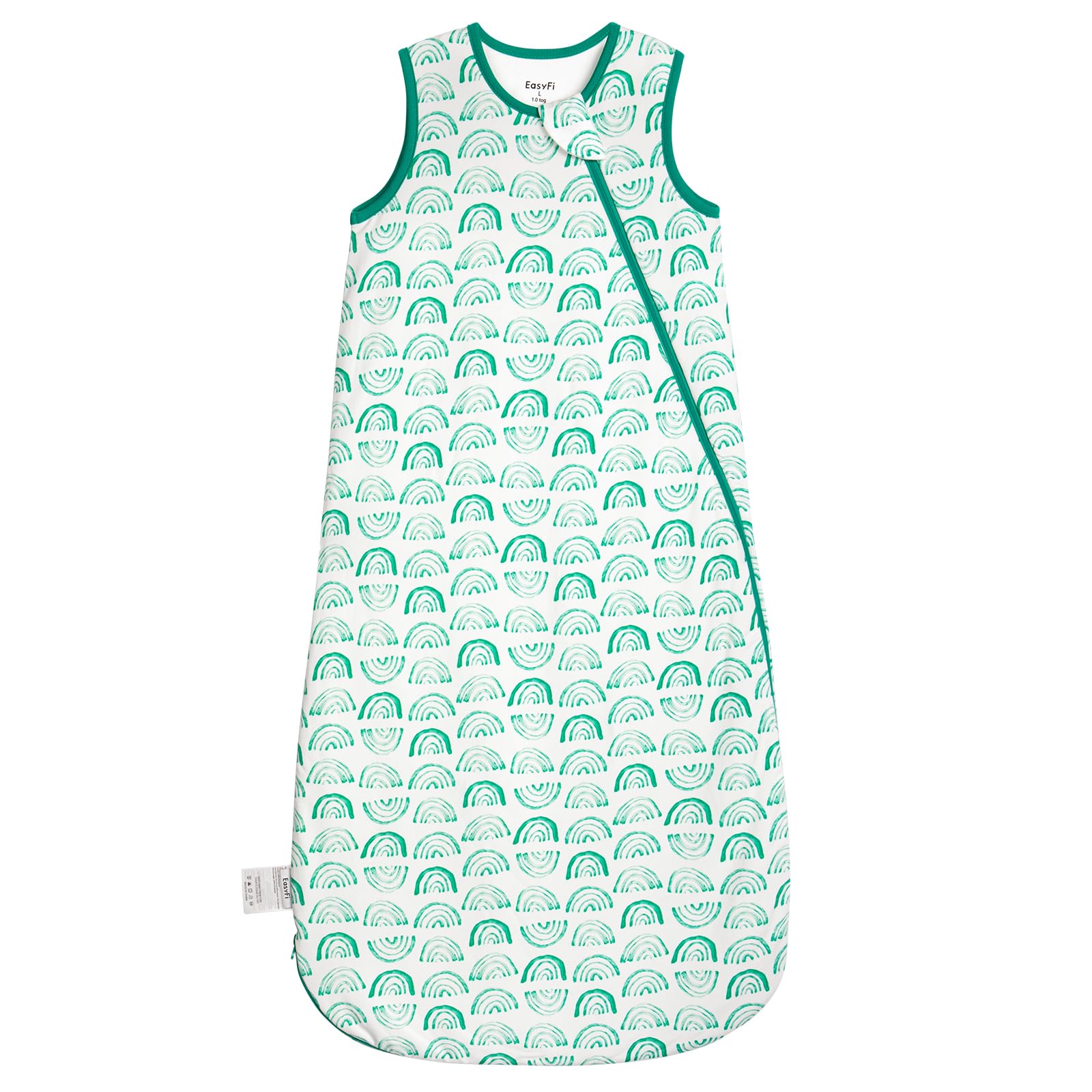 EasyFi rayon bamboo sleep sack front view shows buttery softness for comfortable naps