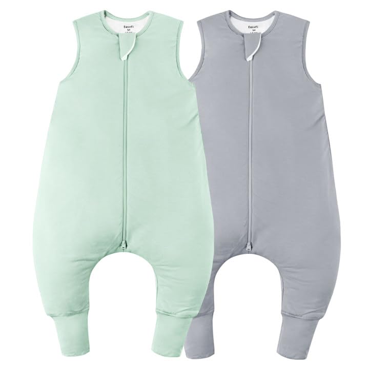 EasyFi bamboo sleep sack close-up showing buttery softness for sensitive baby skin.