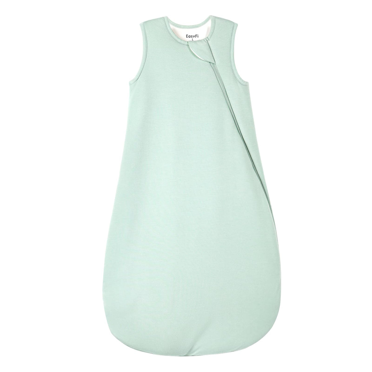 EasyFi rayon sleep sack close-up shows soft bamboo fabric for gentle warmth.