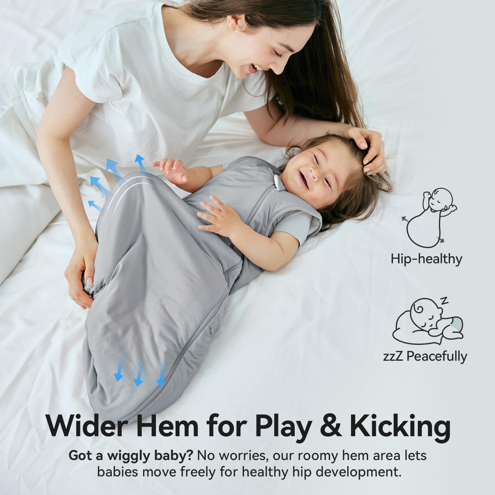 EasyFi roomy leg area allowing free movement while staying warm.