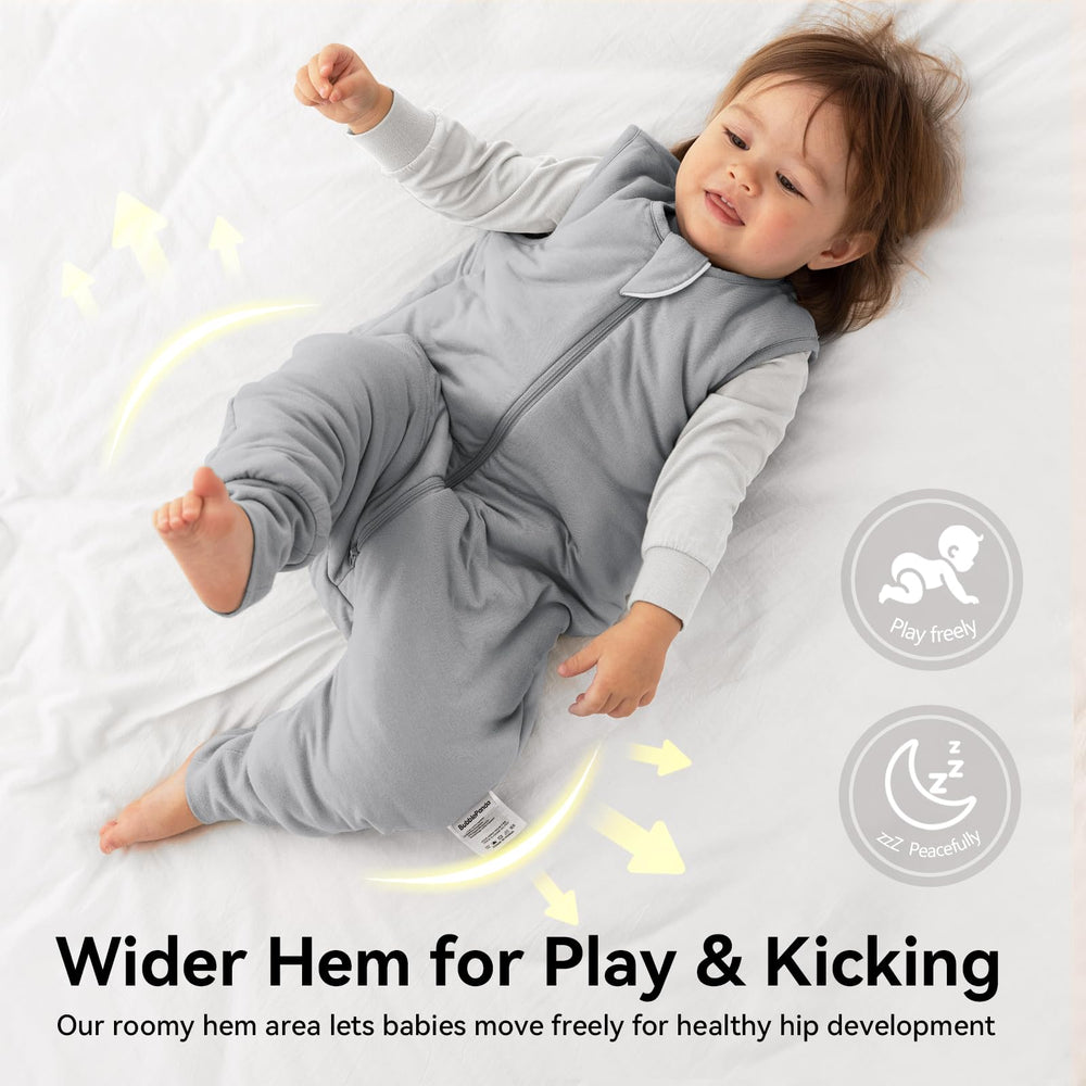 Gray EasyFi sleep sack, 0.5 tog for light warmth on mild nights.
