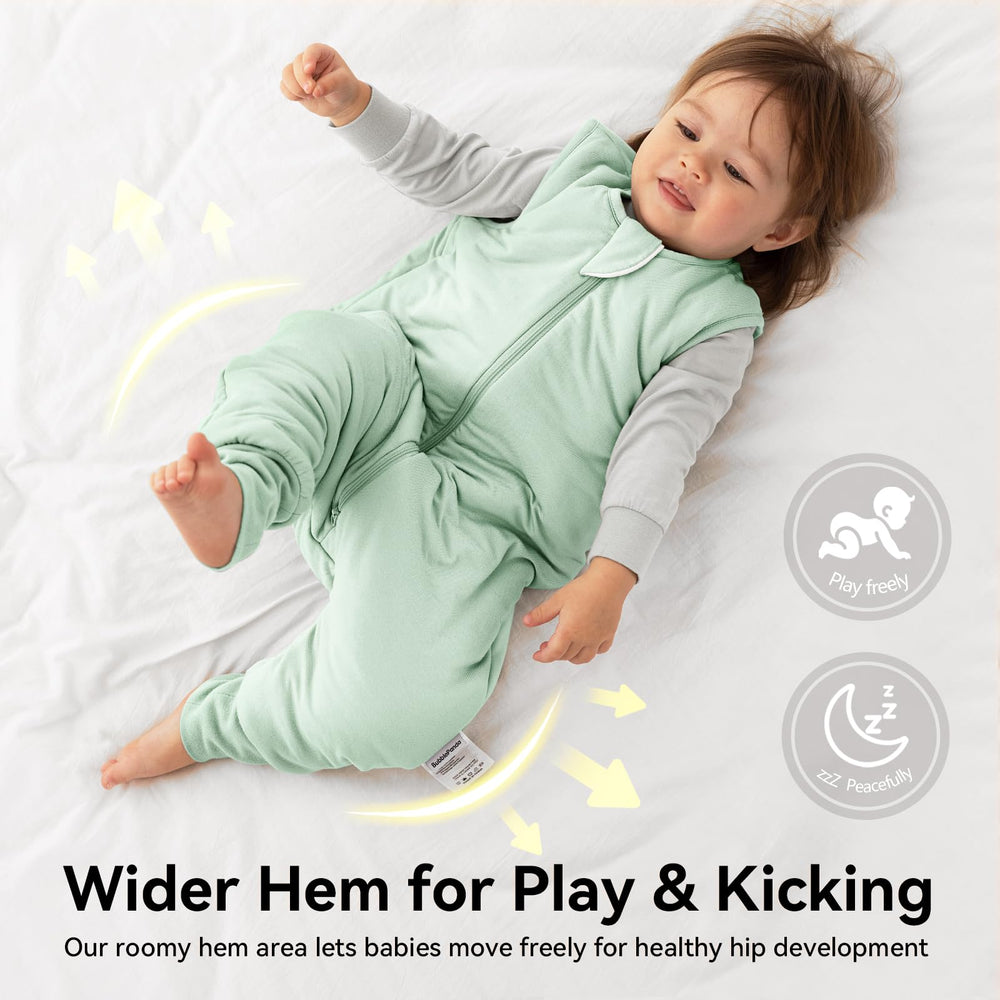 EasyFi sleep sack features a 2-way zipper for easy diaper changes