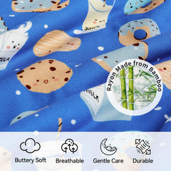 EasyFi sleep sack with 2-way zipper enables easy diaper changes.