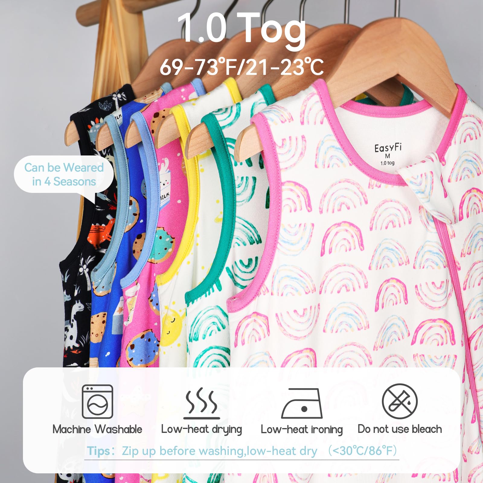 EasyFi machine-washable sleep sack for easy care