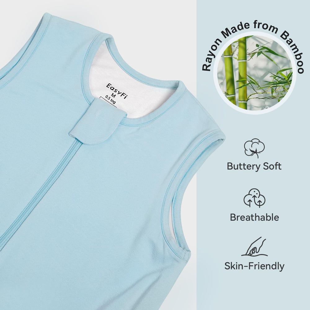 EasyFi sack with feet design allows crawling and comfortable movement