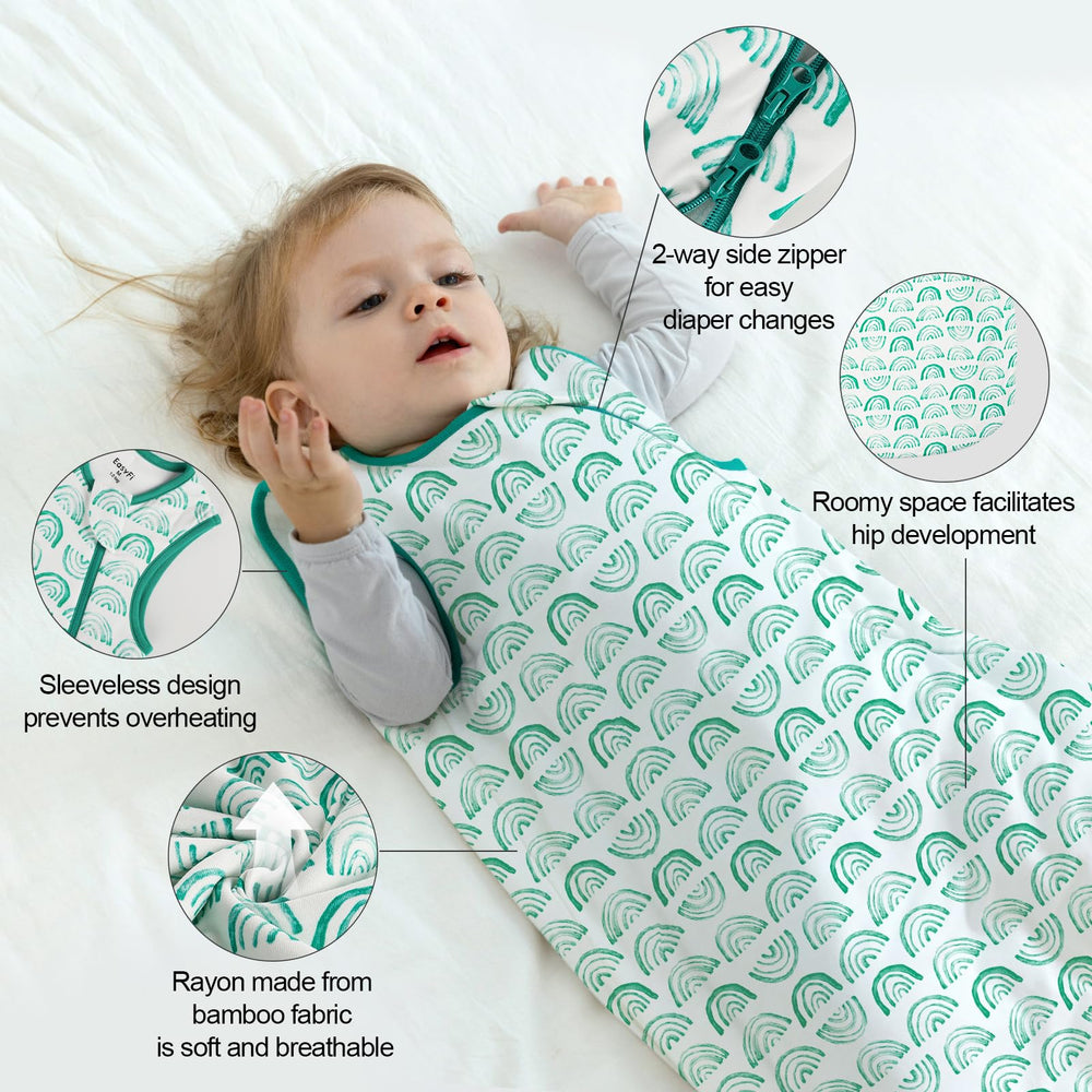 EasyFi sleep sack zipper protector for facial safety during sleep.