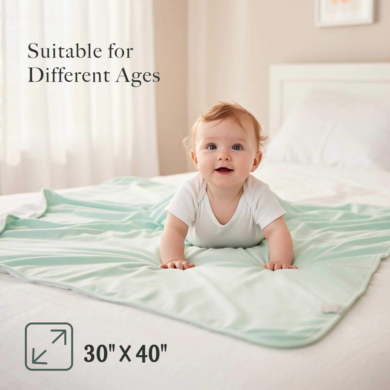 EasyFi Supersoft blanket as tummy time mat, soft and safe for play