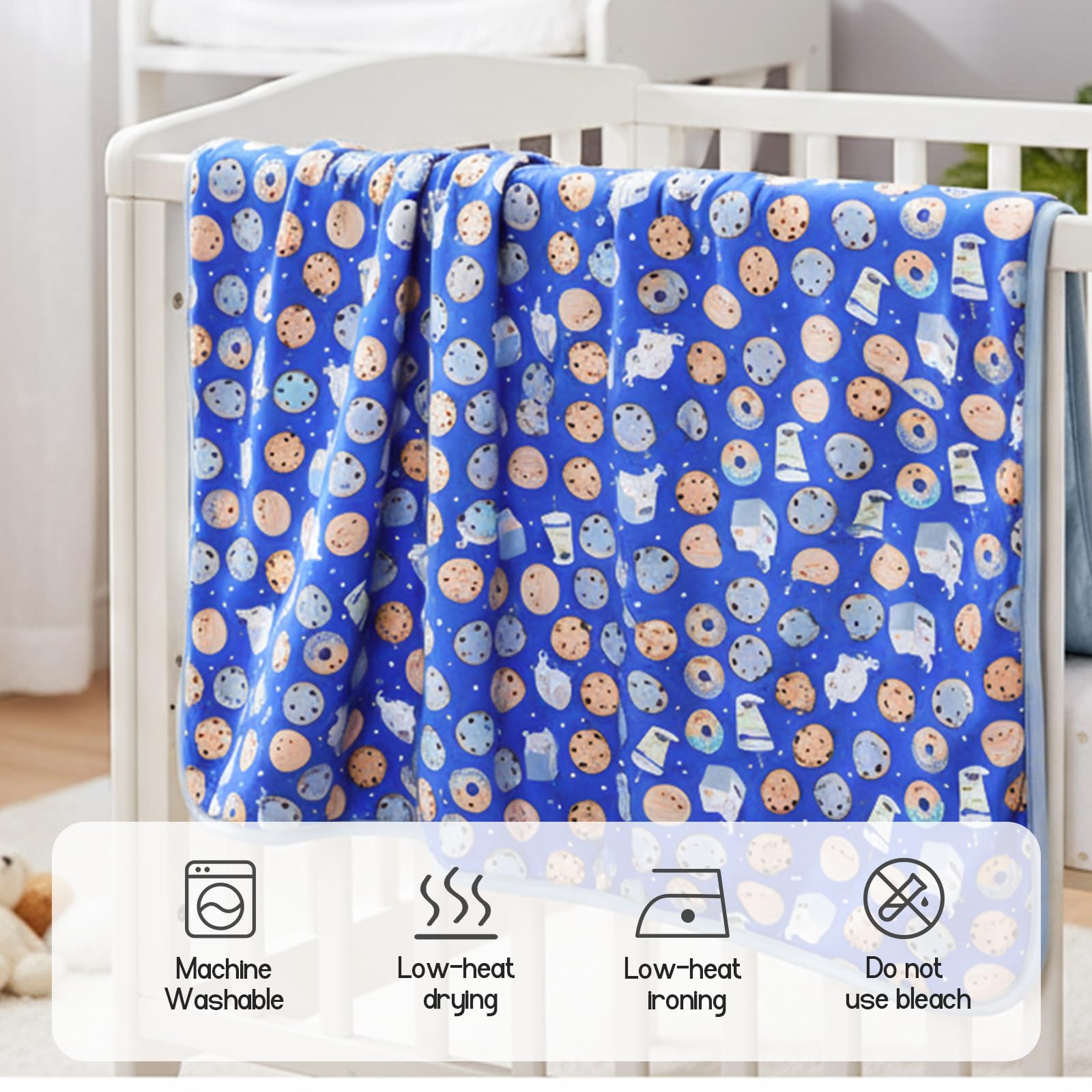 EasyFi Supersoft Blanket crib-bed illustrates versatile 30x40 nursery bedding.