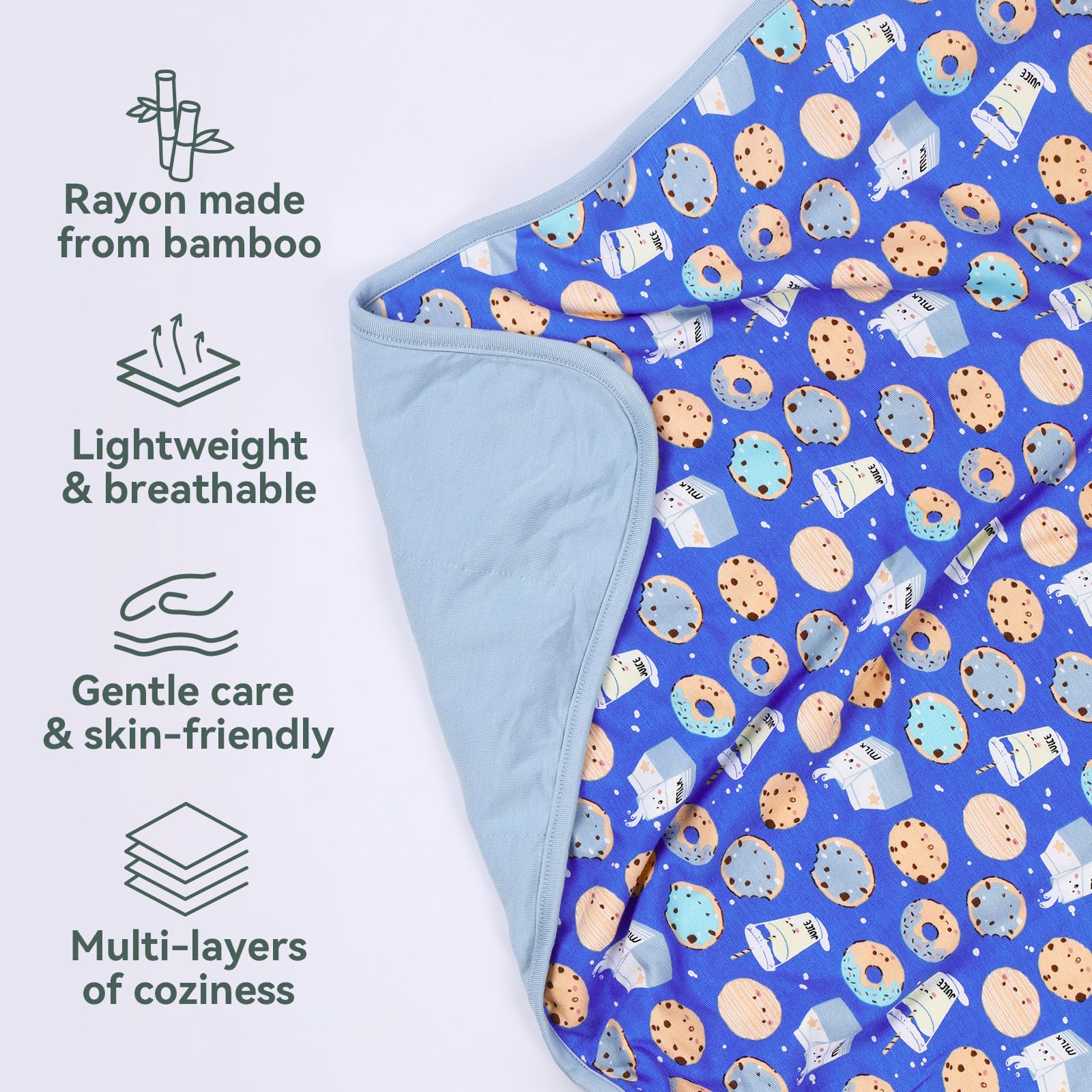 EasyFi Supersoft Blanket nursery-look highlights soft texture for crib bedding.
