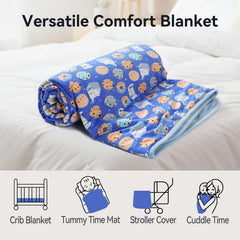 EasyFi Supersoft Blanket stroller-use demonstrates lightweight warmth during outings.