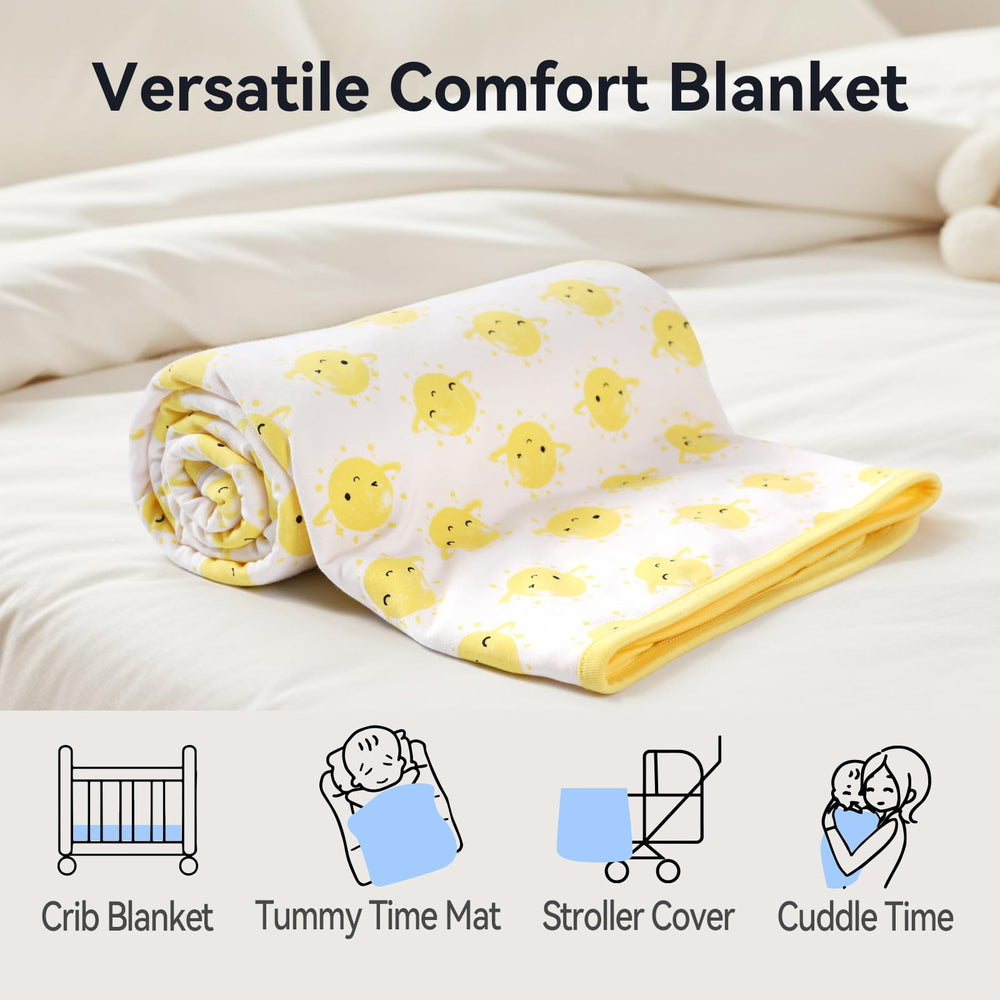 EasyFi Supersoft crib blanket 30x40 fits crib and tummy time