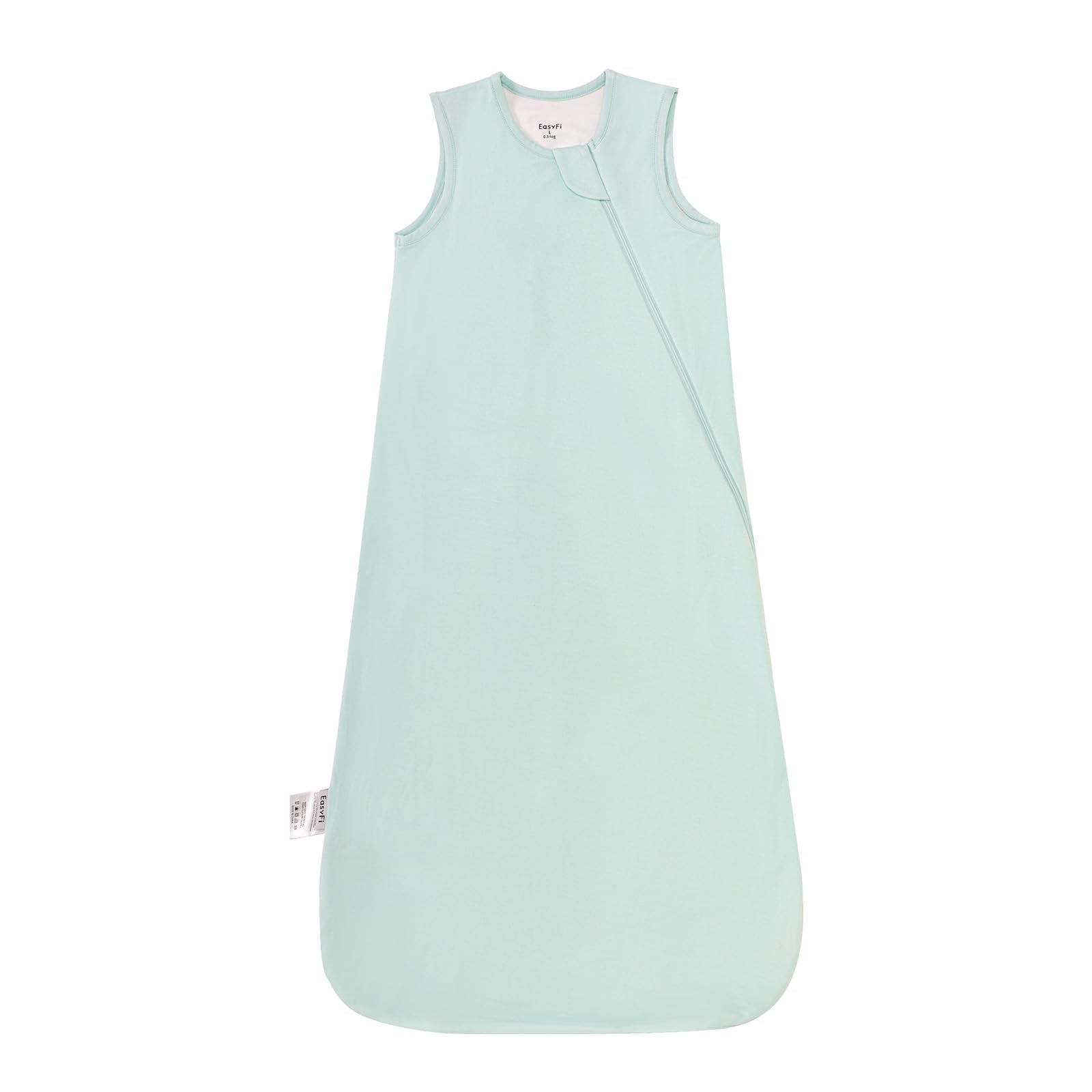 EasyFi sleep sack green, breathable bamboo fabric for gentle skin comfort.