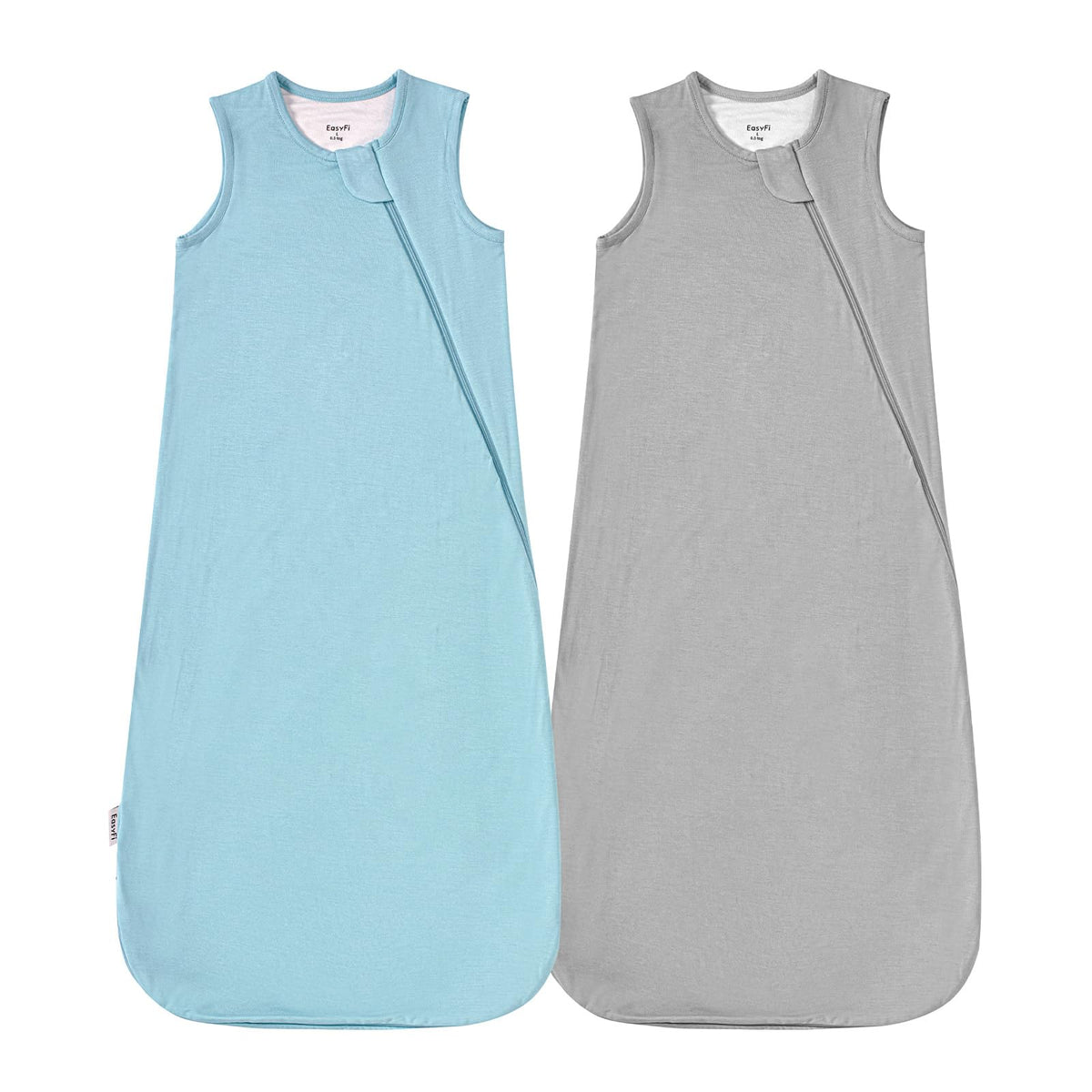 EasyFi supersoft bamboo sleep sack blue with gentle fabric for baby's comfort