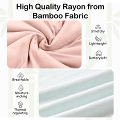 EasyFi Supersoft bamboo sleep sack with 2-way zipper for easy midnight diaper changes.