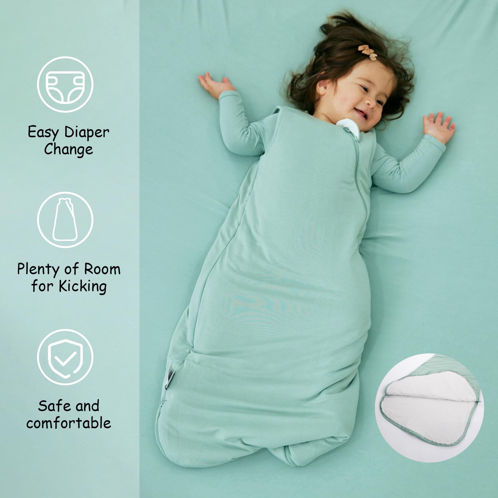 EasyFi all-season design stays comfortable through warm and cool nights.