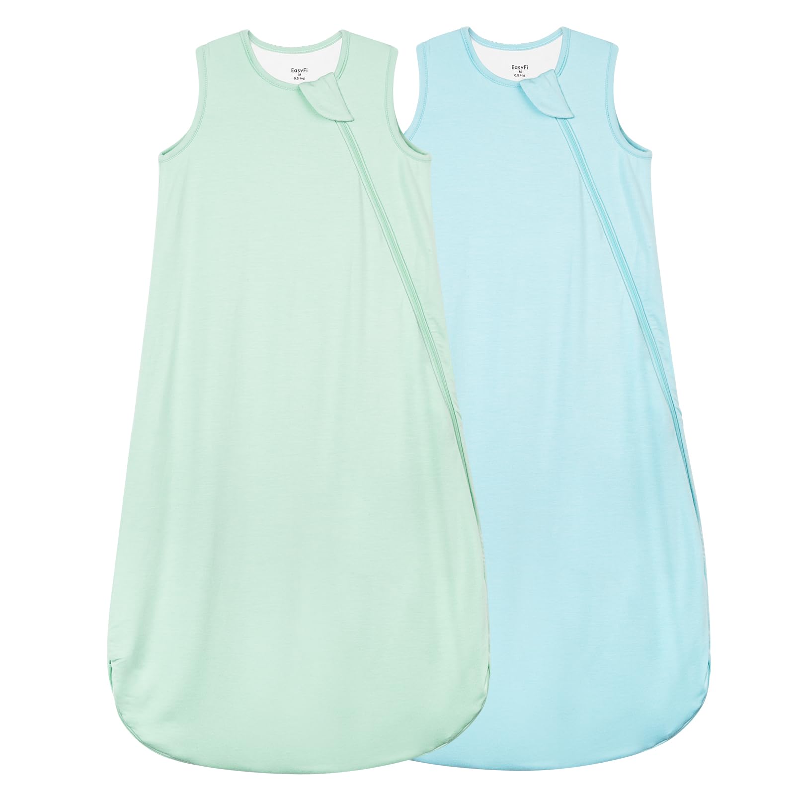 EasyFi supersoft sleep sack in green and blue offers gentle comfort for toddlers
