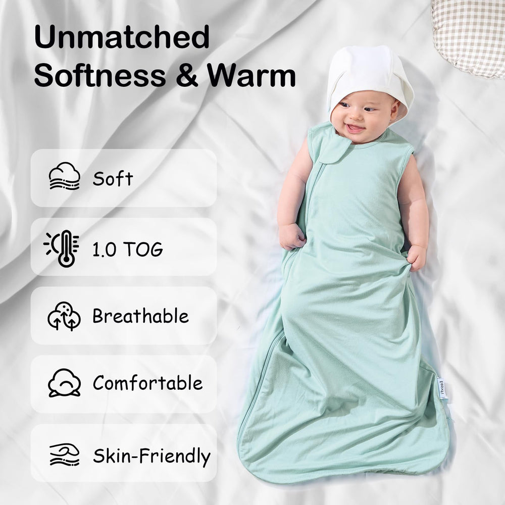 EasyFi bamboo blend close-up emphasizing breathable, moisture-wicking comfort for year-round use