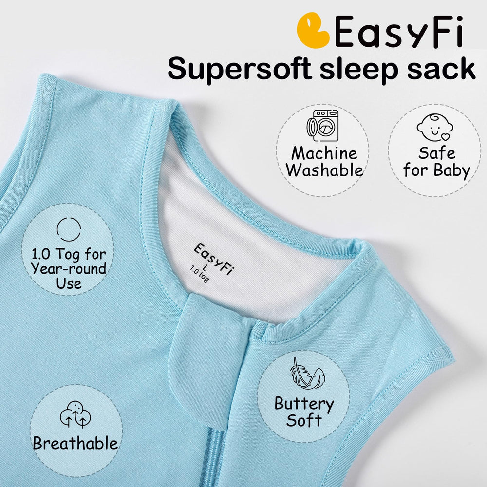EasyFi zippered protector shields baby's face for safer, snag-free sleep