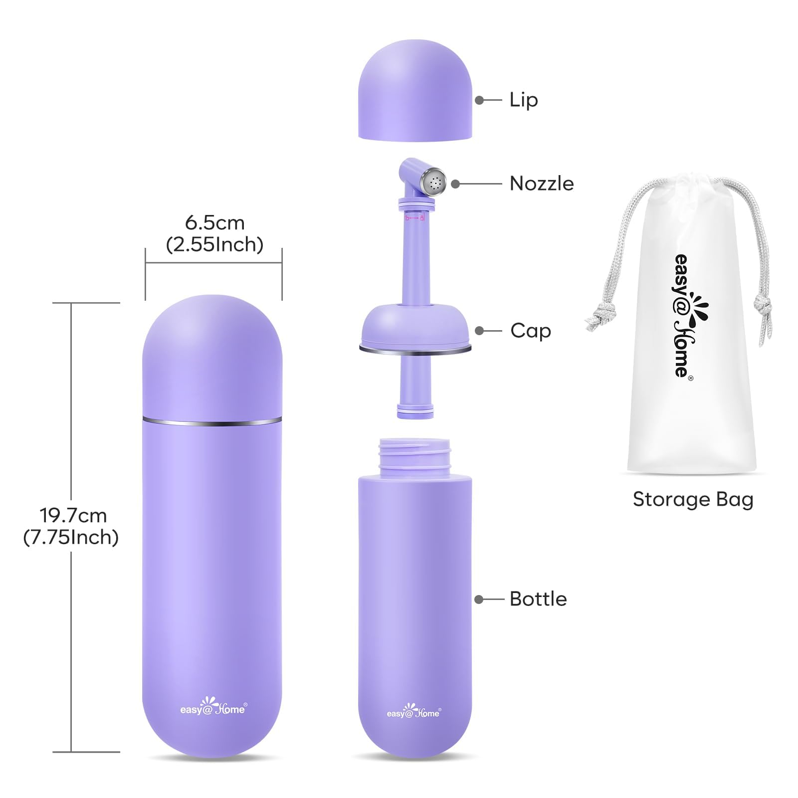 Easy@Home reusable design reduces waste and supports eco-conscious routines.