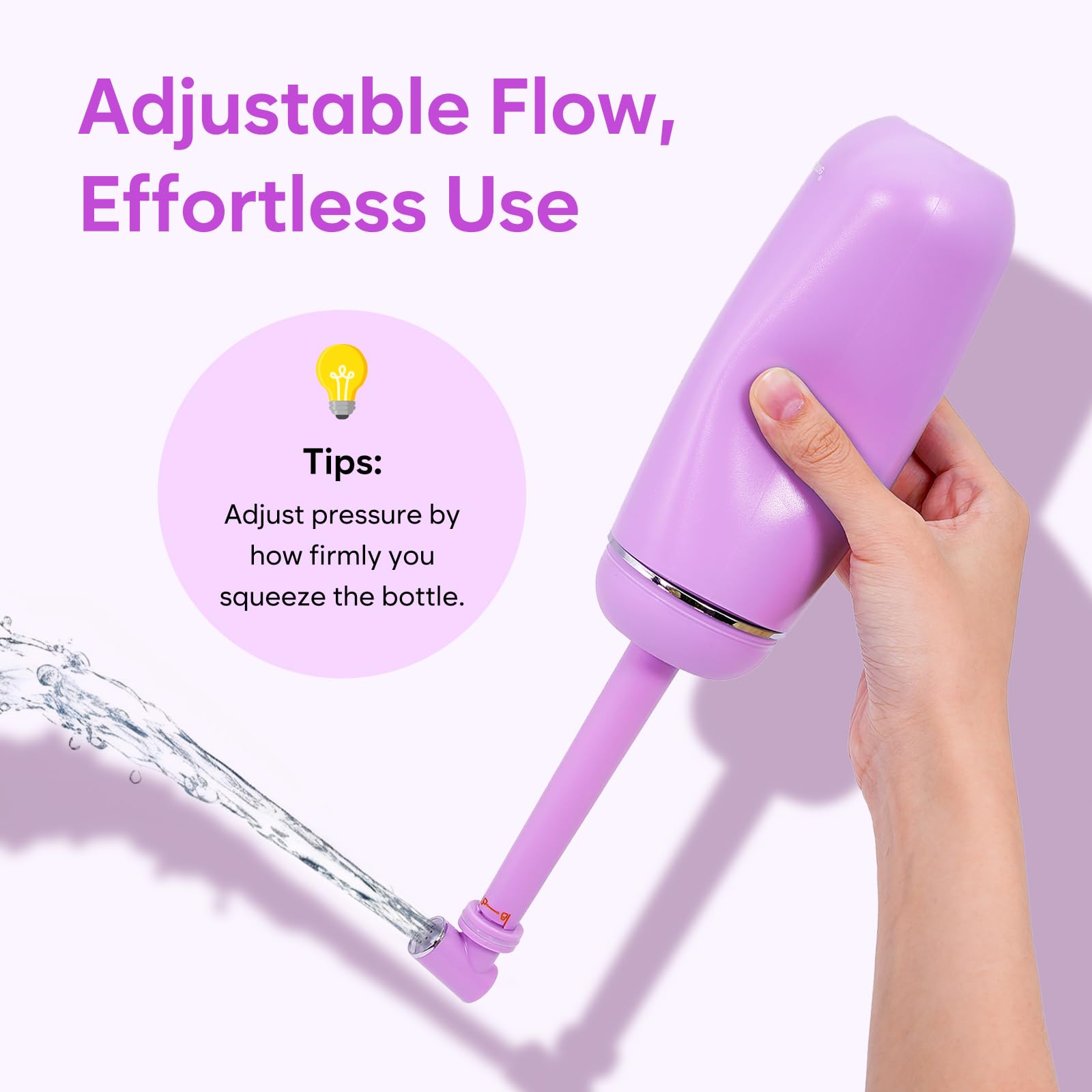 Leakproof and dustproof cap protects nozzle during travel