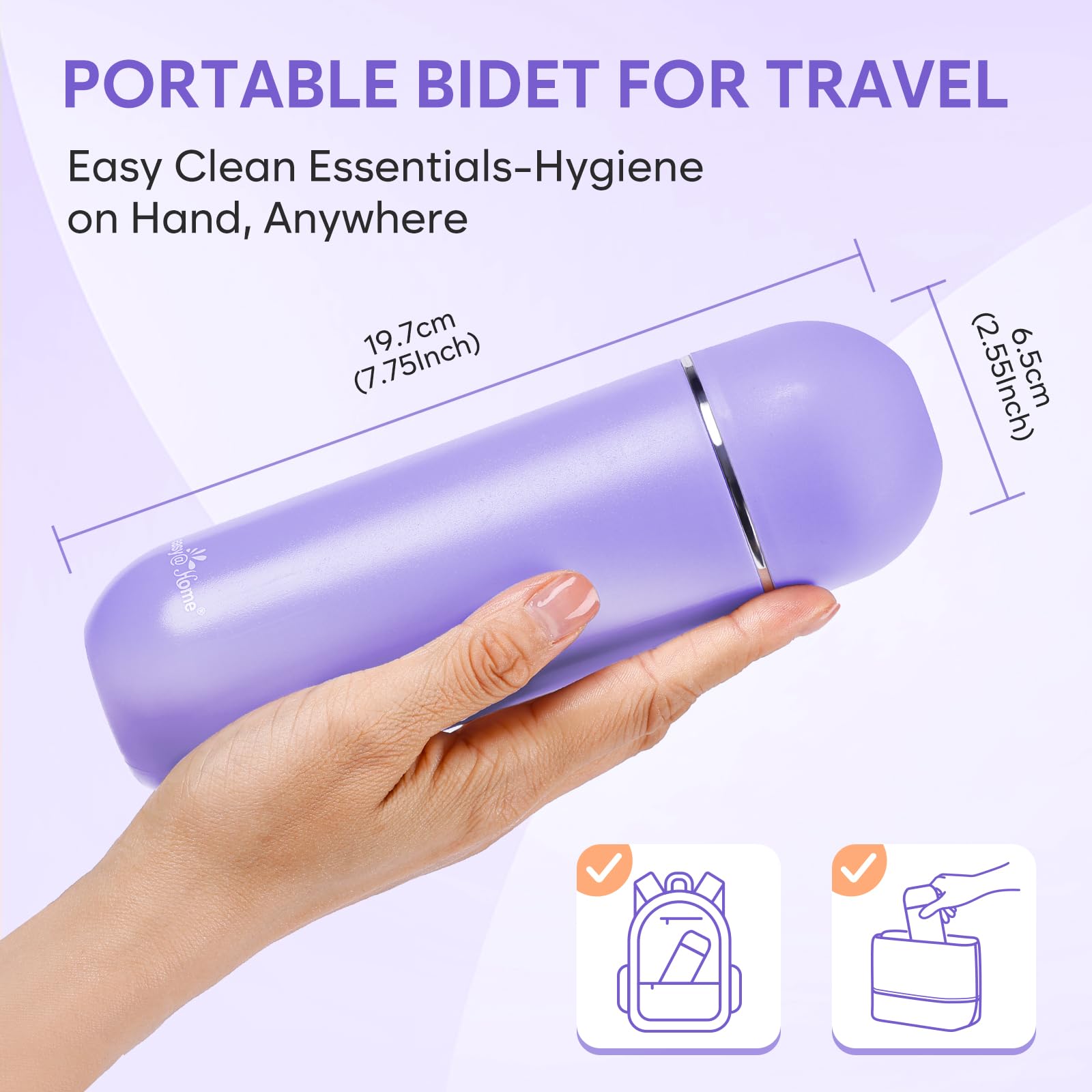 Easy@Home postpartum care use promotes comfort and hygiene after delivery.