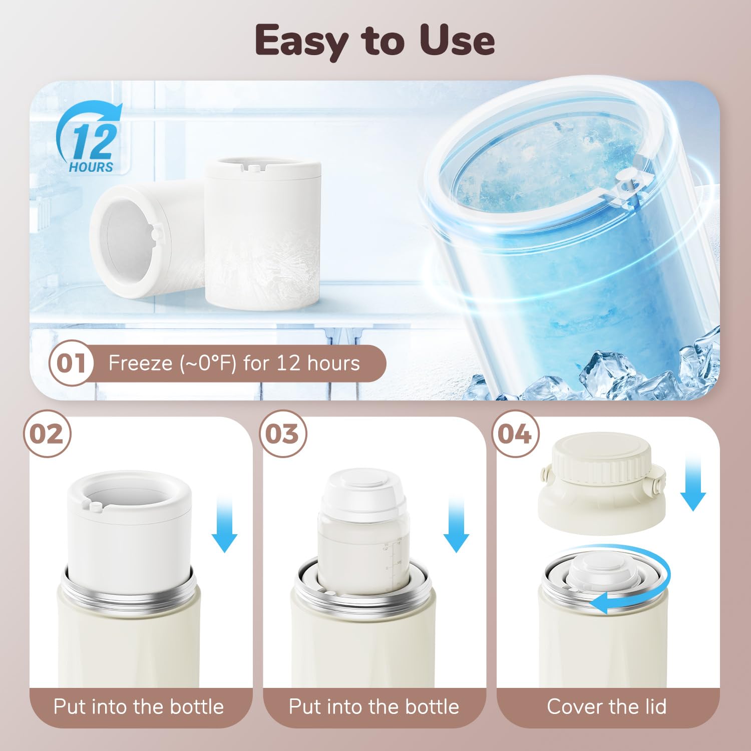 EasyVAVA durable, leak-proof lid against rugged exterior design.