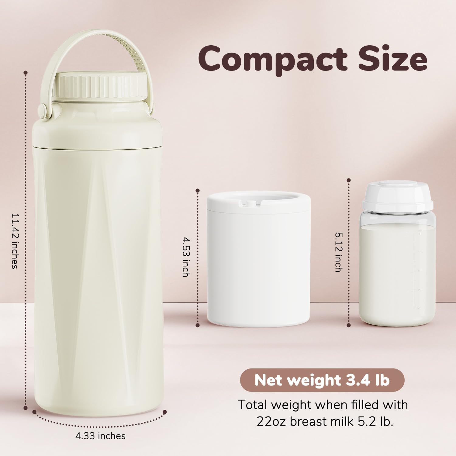 EasyVAVA portable breast milk storage solution for daycare and commuting.