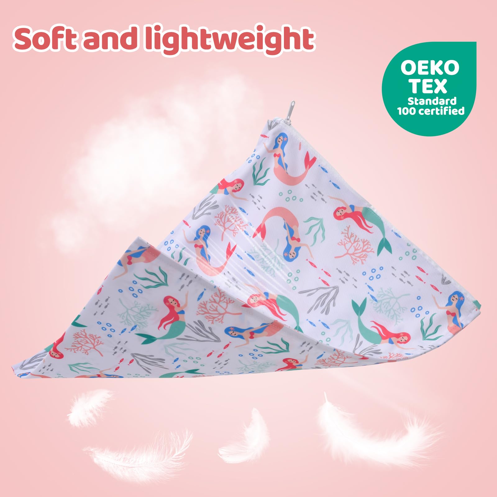 eaxin Mermaid wet bag ideal for travel storage of wet clothes and toiletries