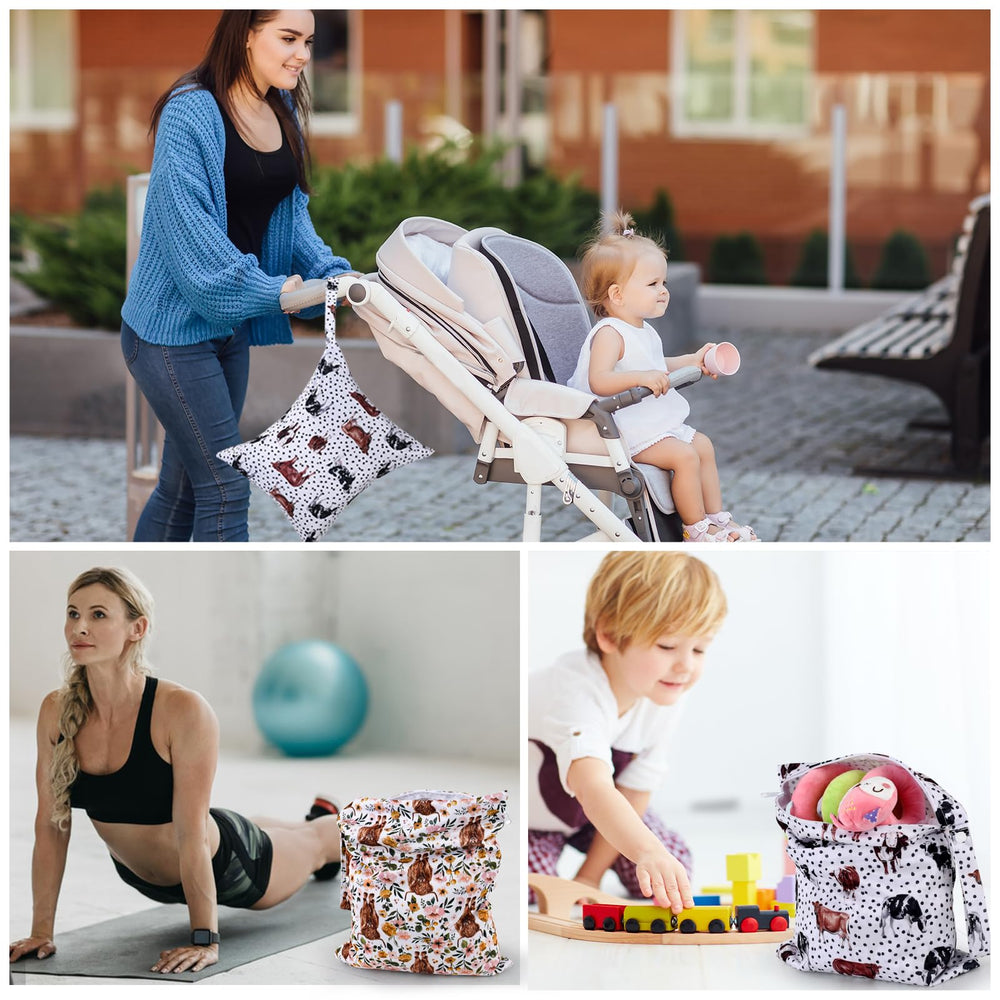 Eaxin multi-functional wet bag ideal for swimsuits and gym gear.