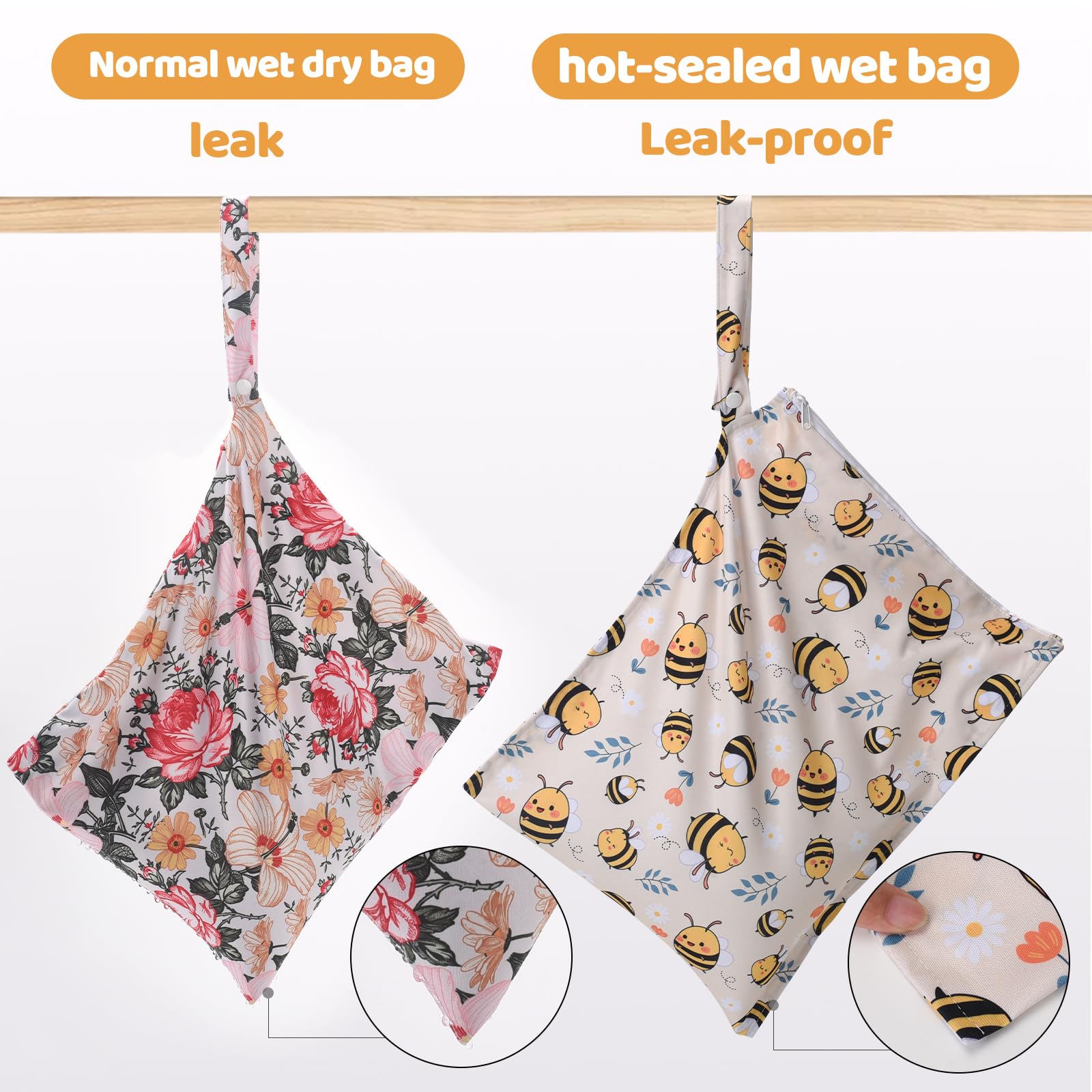 Eaxin wet bag used for beach or gym gear.