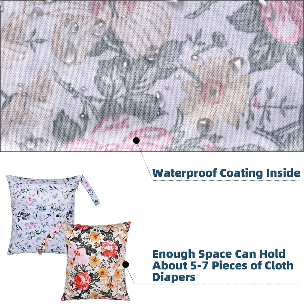 Eaxin floral wet bag waterproof TPU coating protecting clothes from leaks